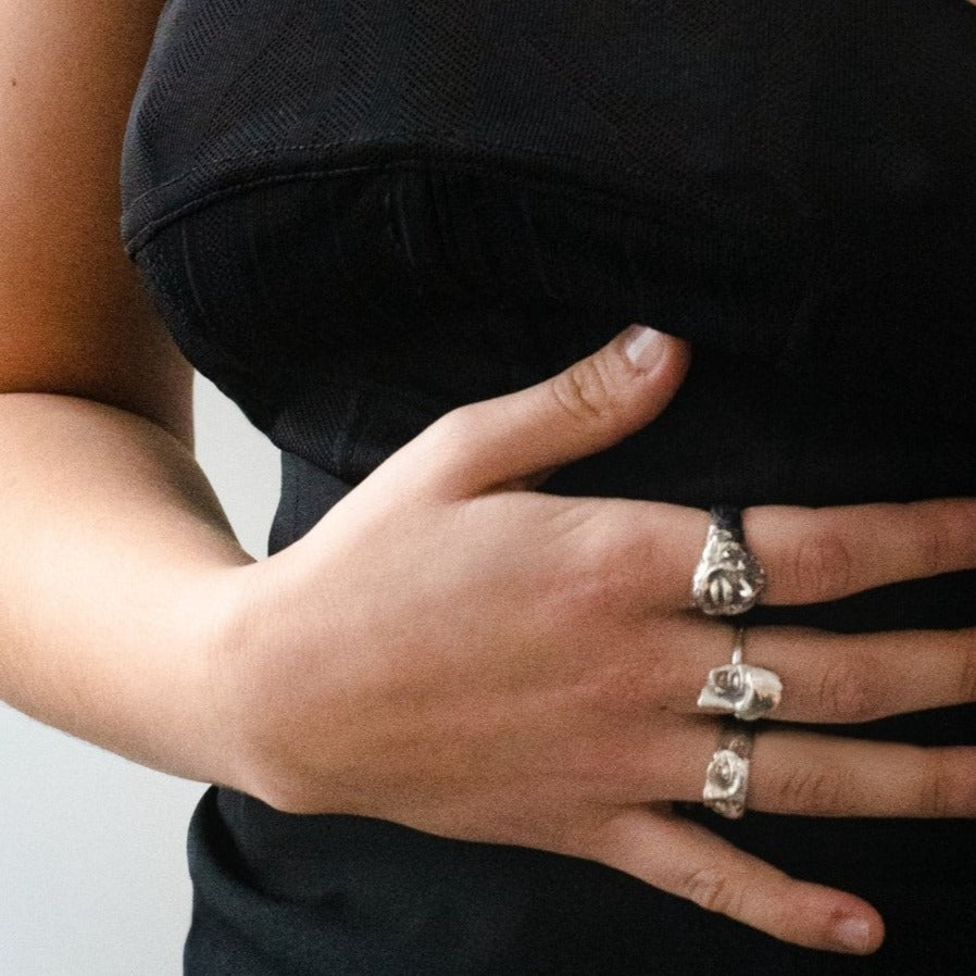 Half Face Ring