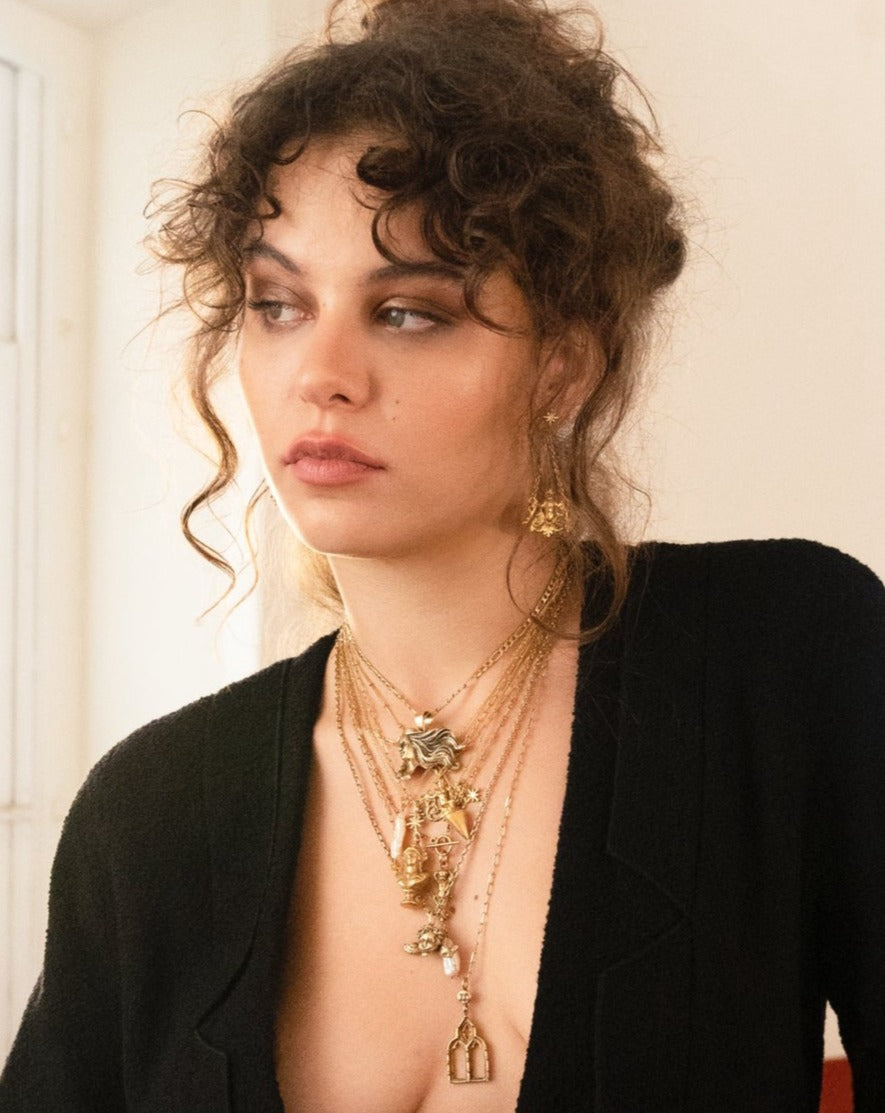 Baroque Bust Necklace