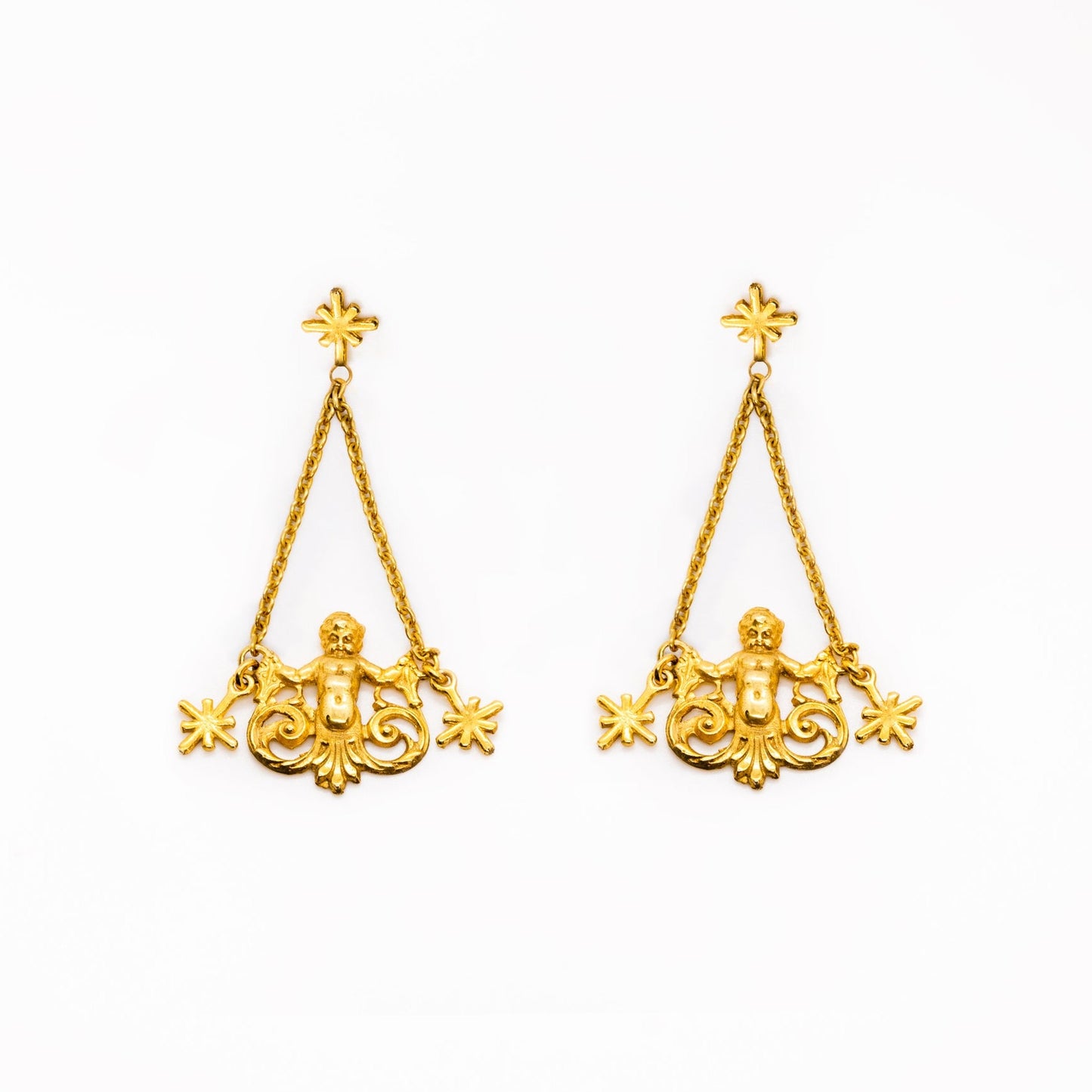 Baroque Cherub Earrings