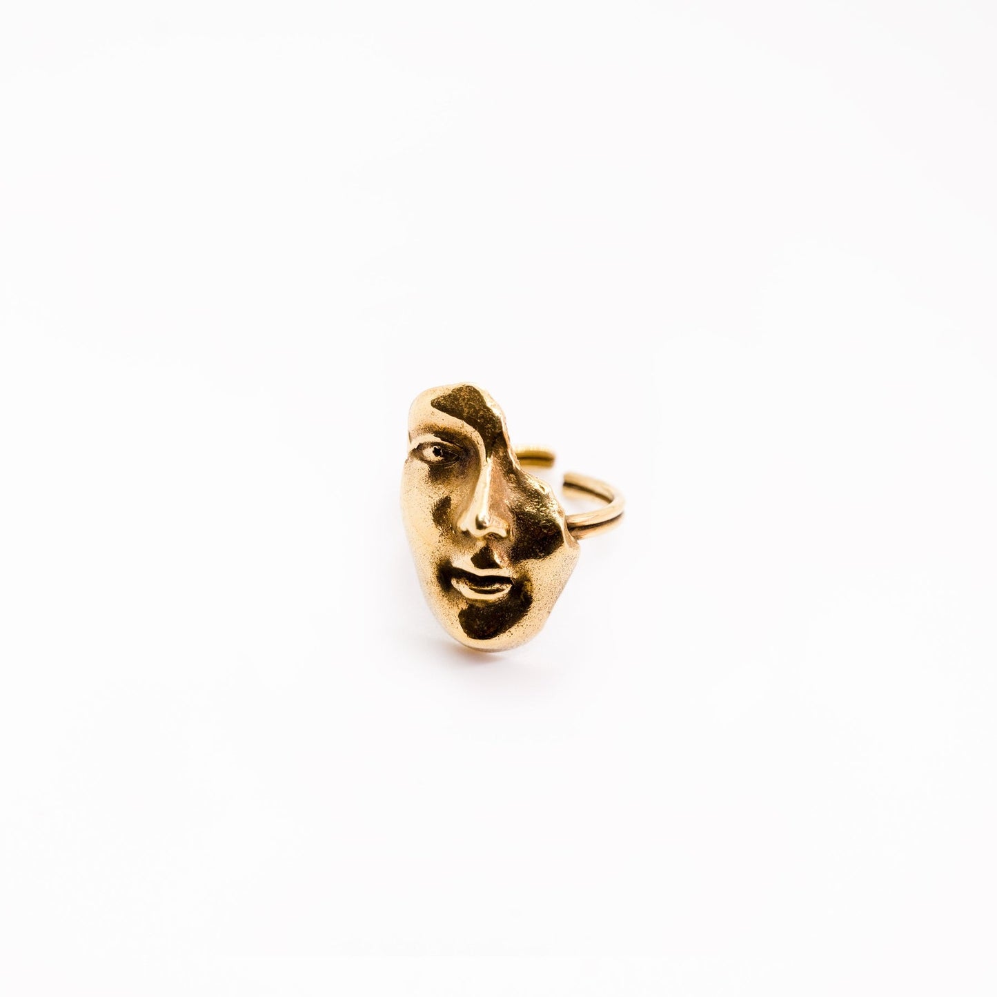 Broken Baroque Mask Ring