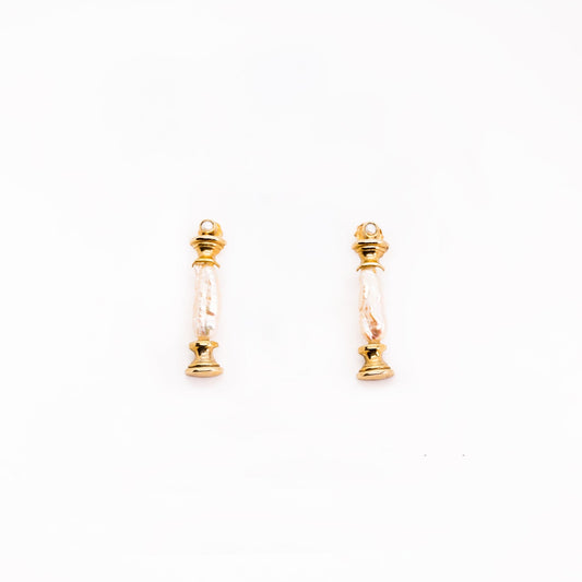 Greek Column Inspired Earrings